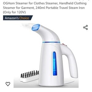 Portable Travel Steam Iron for clothing garment  240ml New never used